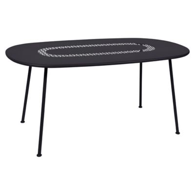 Fermob Lorette Oval Table - Color: Black - 576242