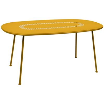 FRM2413102 Fermob Lorette Oval Table - Color: Yellow - 5762C6 sku FRM2413102