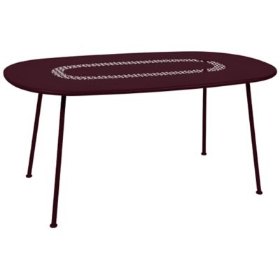 Fermob Lorette Oval Table - Color: Red - 5762B9