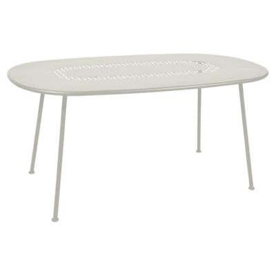 FRM2547786 Fermob Lorette Oval Table - Color: Grey - 5762A5 sku FRM2547786