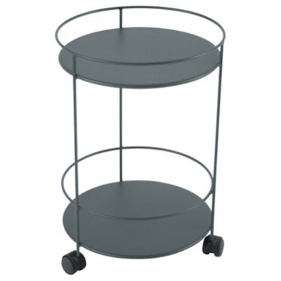 Fermob Guinguette Rolling Small Table - Color: Grey - 106226