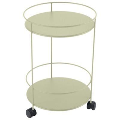 FRM1965766 Fermob Guinguette Rolling Small Table - Color: Gre sku FRM1965766