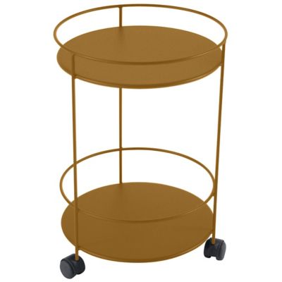 Fermob Guinguette Rolling Small Table - Color: Brown - 1062D2