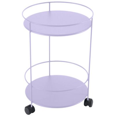 Fermob Guinguette Rolling Small Table - Color: Purple - 1062D1