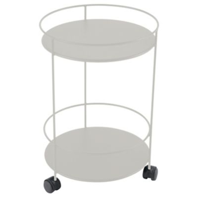 Fermob Guinguette Rolling Small Table - Color: Grey - 1062A5