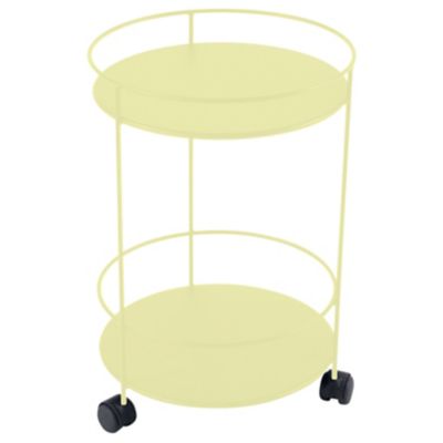 Fermob Guinguette Rolling Small Table - Color: Yellow - 1062A6