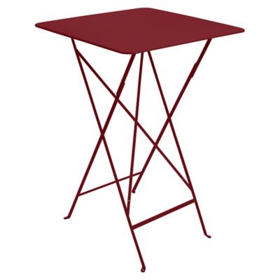 FRM2547939 Fermob Bistro High Table - Color: Red - 025043 sku FRM2547939