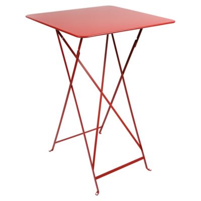 FRM2547937 Fermob Bistro High Table - Color: Red - 025067 sku FRM2547937