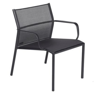 Fermob Cadiz Low Armchair - Set of 2 - Color: Black - 870447ST