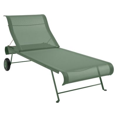 Fermob Dune Sunlounger - Color: Green - 130882