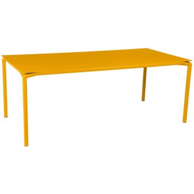 FRM2408258 Fermob Calvi Table - Color: Yellow - Size: 77x37 - sku FRM2408258