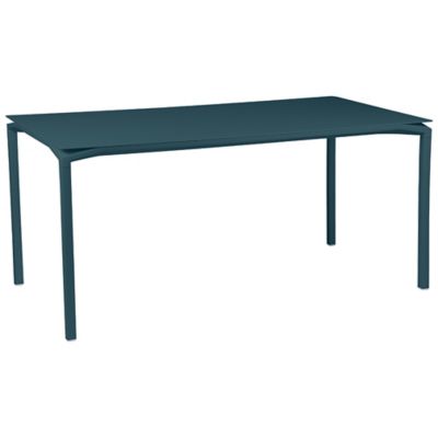 FRM2410179 Fermob Calvi Table - Color: Blue - Size: 63x31 - 8 sku FRM2410179