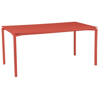 Fermob Calvi Table - Color: Orange - Size: 63x31 - 874445