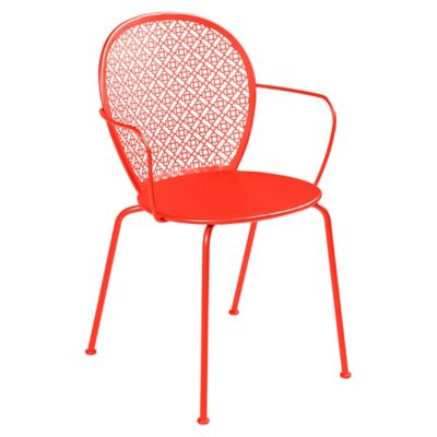 Fermob Lorette Armchair - Set of 2 - Color: Red - 571245