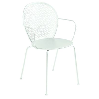 Fermob Lorette Armchair - Set of 2 - Color: White - 5712A7