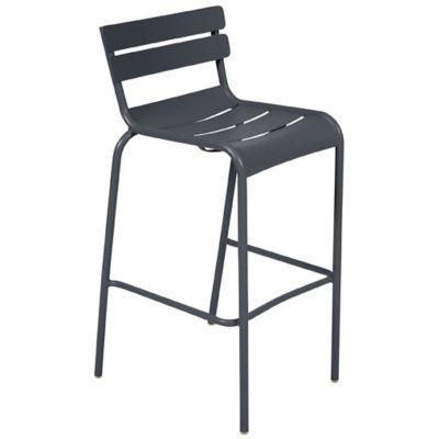 Fermob Luxembourg High Stool - Set of 2 - Color: Grey - 410347