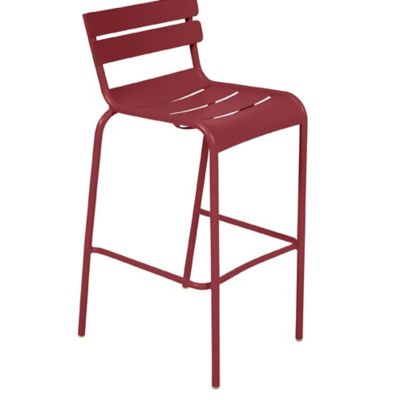 Fermob Luxembourg High Stool - Set of 2 - Color: Red - 410343