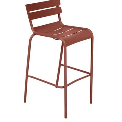 Fermob Luxembourg High Stool - Set of 2 - Color: Red - 410320