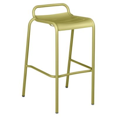 Fermob Luxembourg Low Back High Stool - Set of 2 - Color: Green - 411265