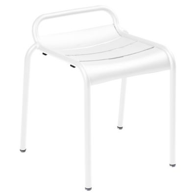 FRM2060718 Fermob Luxembourg Stool - Set of 2 - Color: White  sku FRM2060718