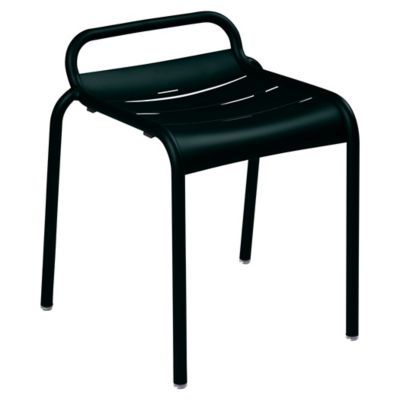 FRM2060724 Fermob Luxembourg Stool - Set of 2 - Color: Black  sku FRM2060724