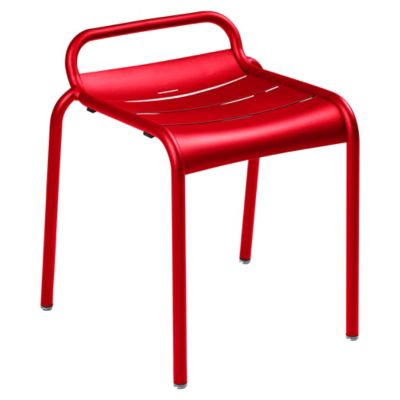 Fermob Luxembourg Stool - Set of 2 - Color: Red - 411167