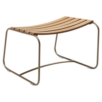 Fermob Surprising Teak Footrest - Color: Beige - 124514