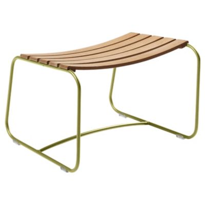 Fermob Surprising Teak Footrest - Color: Green - 124565