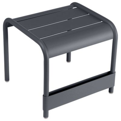 Fermob Luxembourg Outdoor Small Low Table/Footrest - Color: Black - 416047