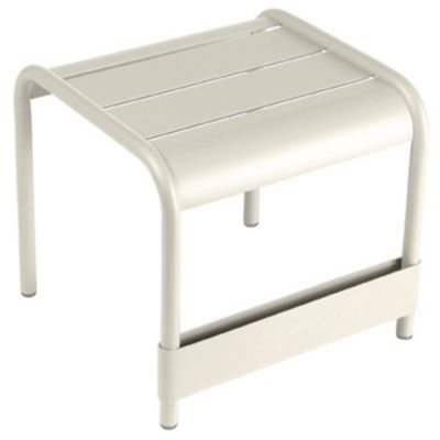 Fermob Luxembourg Outdoor Small Low Table/Footrest - Color: Grey - 4160A5