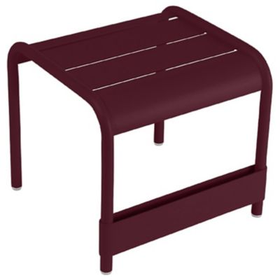 Fermob Luxembourg Outdoor Small Low Table/Footrest - Color: Red - 4160B9