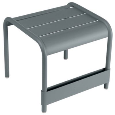 Fermob Luxembourg Outdoor Small Low Table/Footrest - Color: Grey - 416026