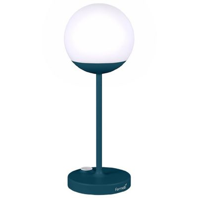 Fermob MOOON Lamp Outdoor Table Lamp - Color: Blue - Size: 1 light - 530321