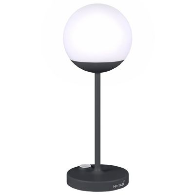 Fermob MOOON Lamp Outdoor Table Lamp - Color: Grey - Size: 1 light - 530347