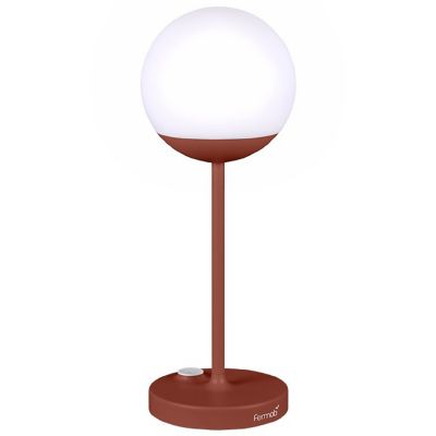 FRM2222519 Fermob MOOON Lamp Outdoor Table Lamp - Color: Red  sku FRM2222519