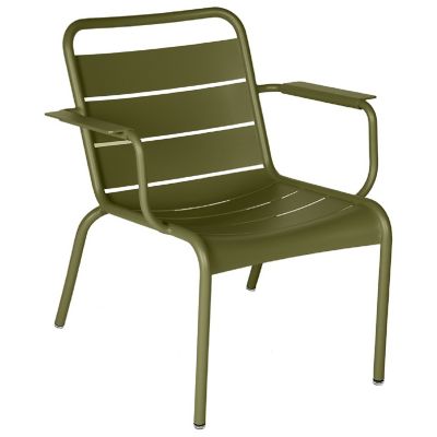 Fermob Luxembourg Outdoor Lounge Armchair - Set of 2 - Color: Green - 4212D