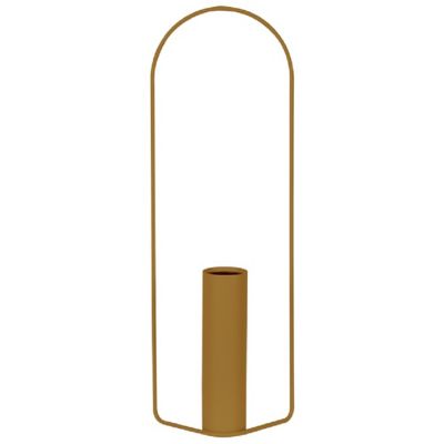 FRM2525595 Fermob Itac Cylindrical Vase - Color: Brown - 3121 sku FRM2525595