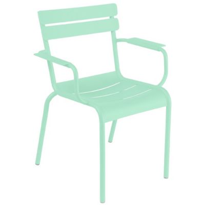 Fermob Luxembourg Stacking Armchair Set of 4 - Color: Green - 4102834