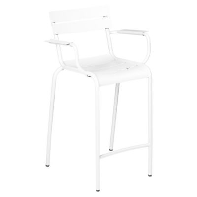 Fermob Luxembourg High Armchair - Set of 2 - Color: White - 411301