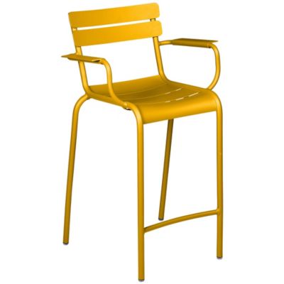 Fermob Luxembourg High Armchair - Set of 2 - Color: Yellow - 4113C6