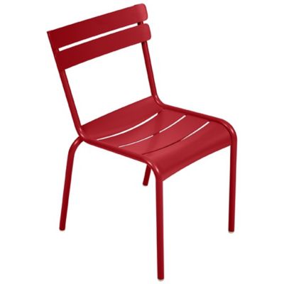 Fermob Luxembourg Side Chair - Set of 4 - Color: Red - 4101674