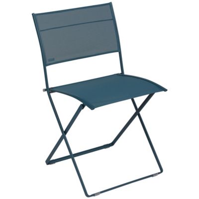 Fermob Plein Air Stereo OTF Side Chair - Set of 2 - Color: Blue - 830121ST