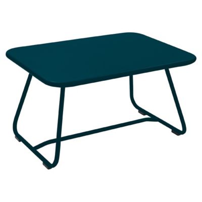 Fermob Sixties Rectangular Low Table in Blue