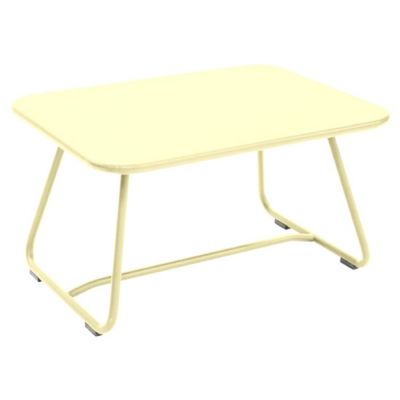 Fermob Sixties Rectangular Low Table in Yellow