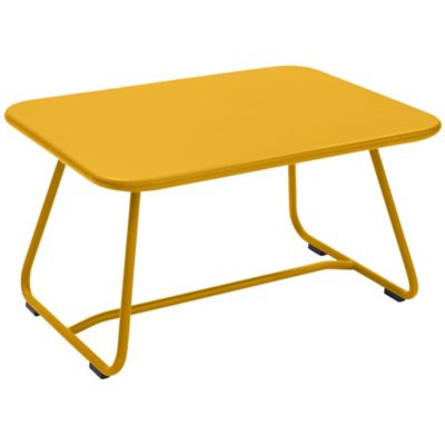 Fermob Sixties Rectangular Low Table - Color: Yellow - 1721C6