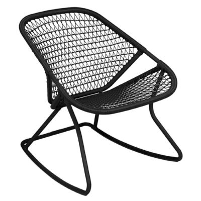 Fermob Sixties Rocking Chair - Color: Black - 170642