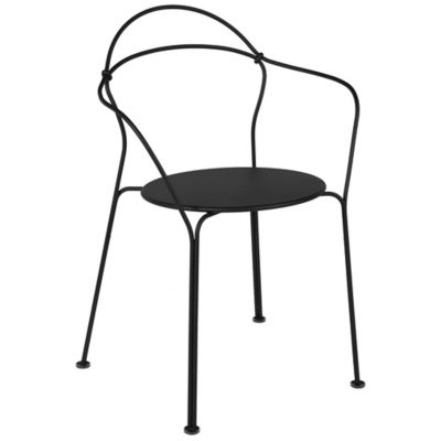 FRM2401253 Fermob Airloop Armchair - Set of 2 - Color: Black  sku FRM2401253