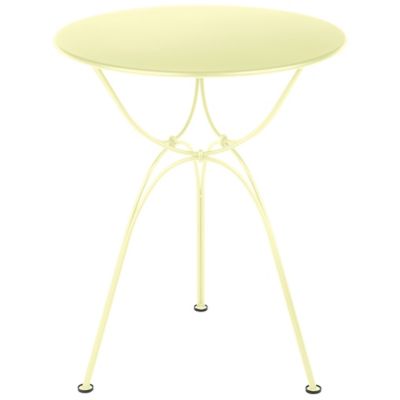 FRM2401271 Fermob Airloop Round Table - Color: Yellow - 7320A sku FRM2401271