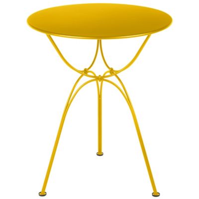 Fermob Airloop Round Table - Color: Yellow - 7320C6