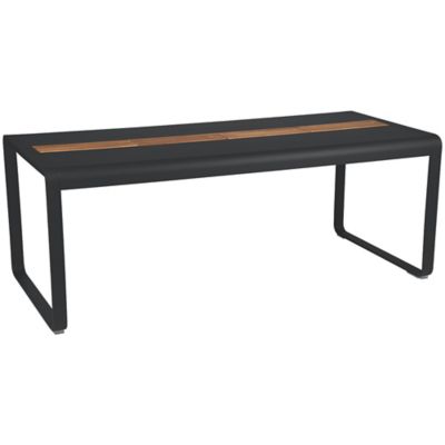 Fermob Bellevie Dining Table with Storage - Color: Black - 843447